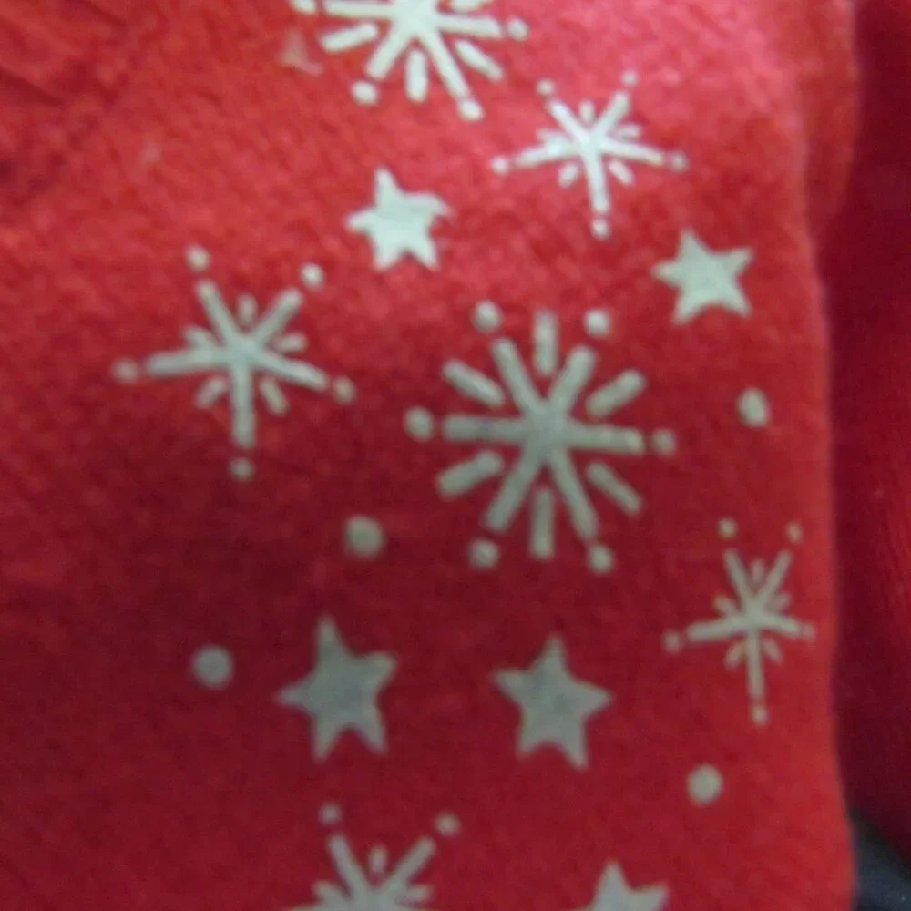 Red Snowflake Sweater & Velour Pants 3 months Mixed Set